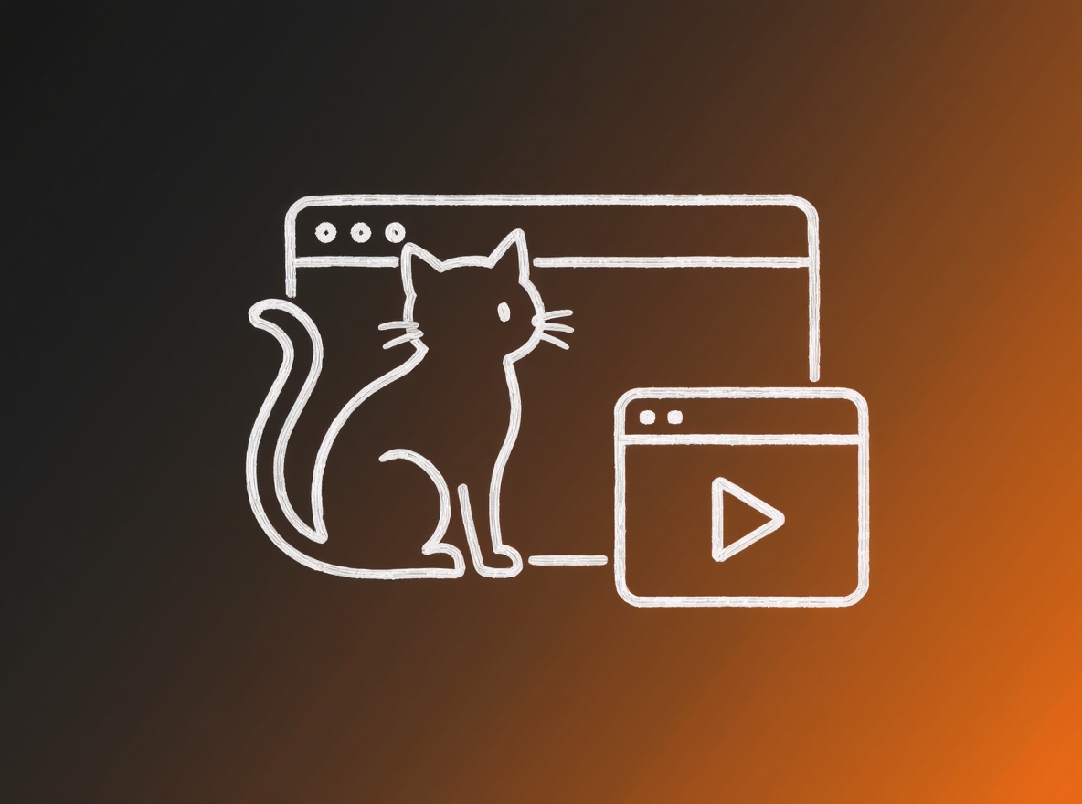 Сайт для рыжего кота