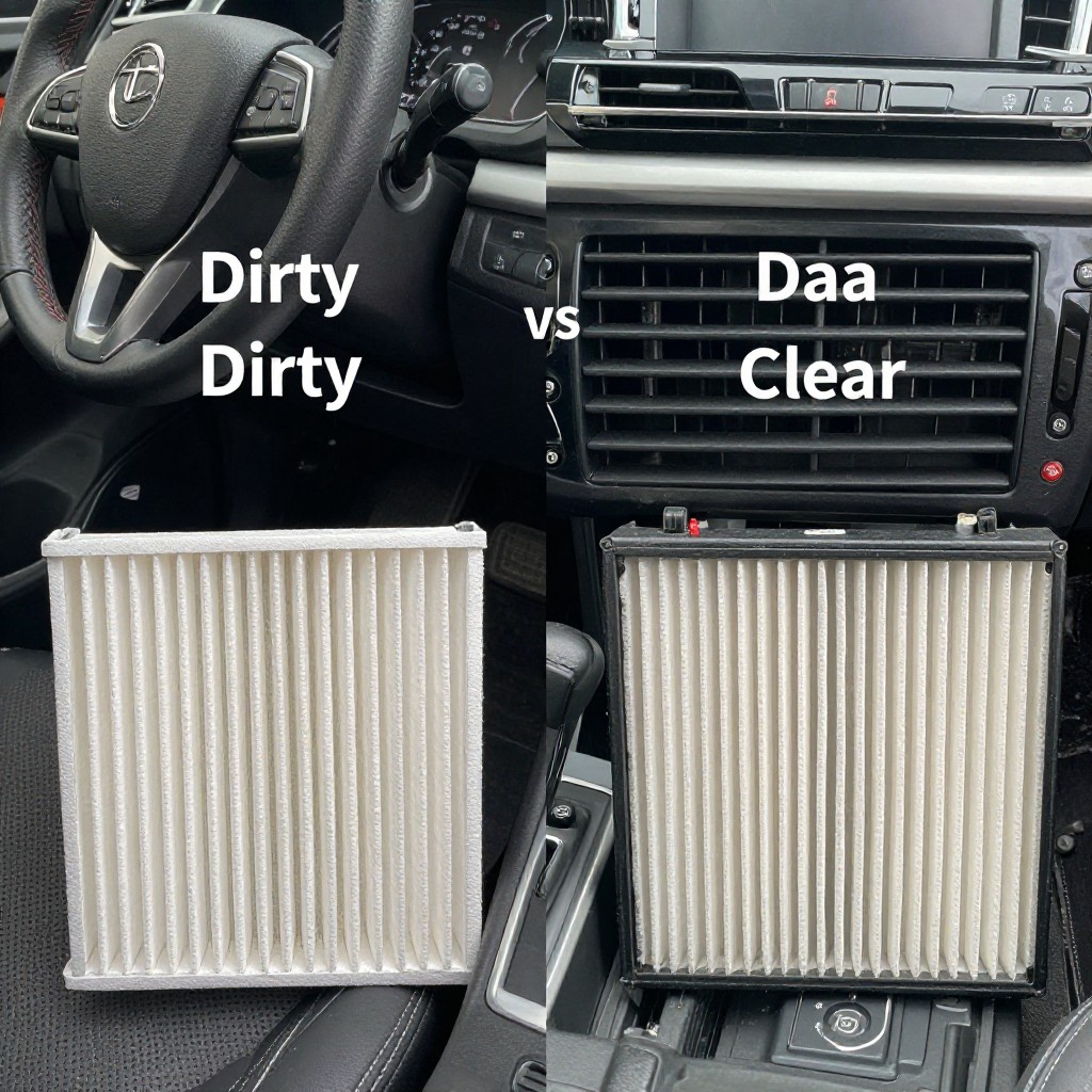 Замена салонного фильтра: обязательная процедура, особенно в Красноярске