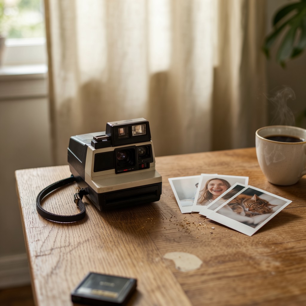 Polaroid с кассетой снимков