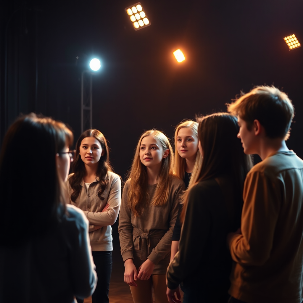 Студенты на курсе ораторского мастерства выступают перед аудиторией